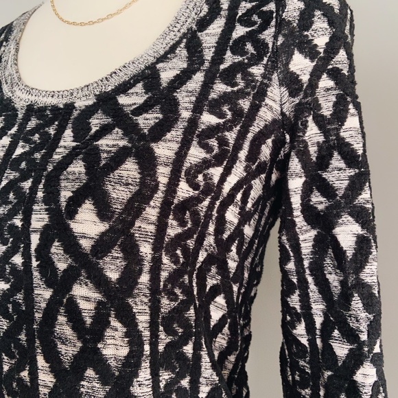 Anthropologie MOTH grey knit pullover sweater mini dress, sm/xs - Picture 7 of 9